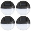 Pure Garden Solar Outdoor LED Lights with Rechargeable Battery, 4PK 50-131